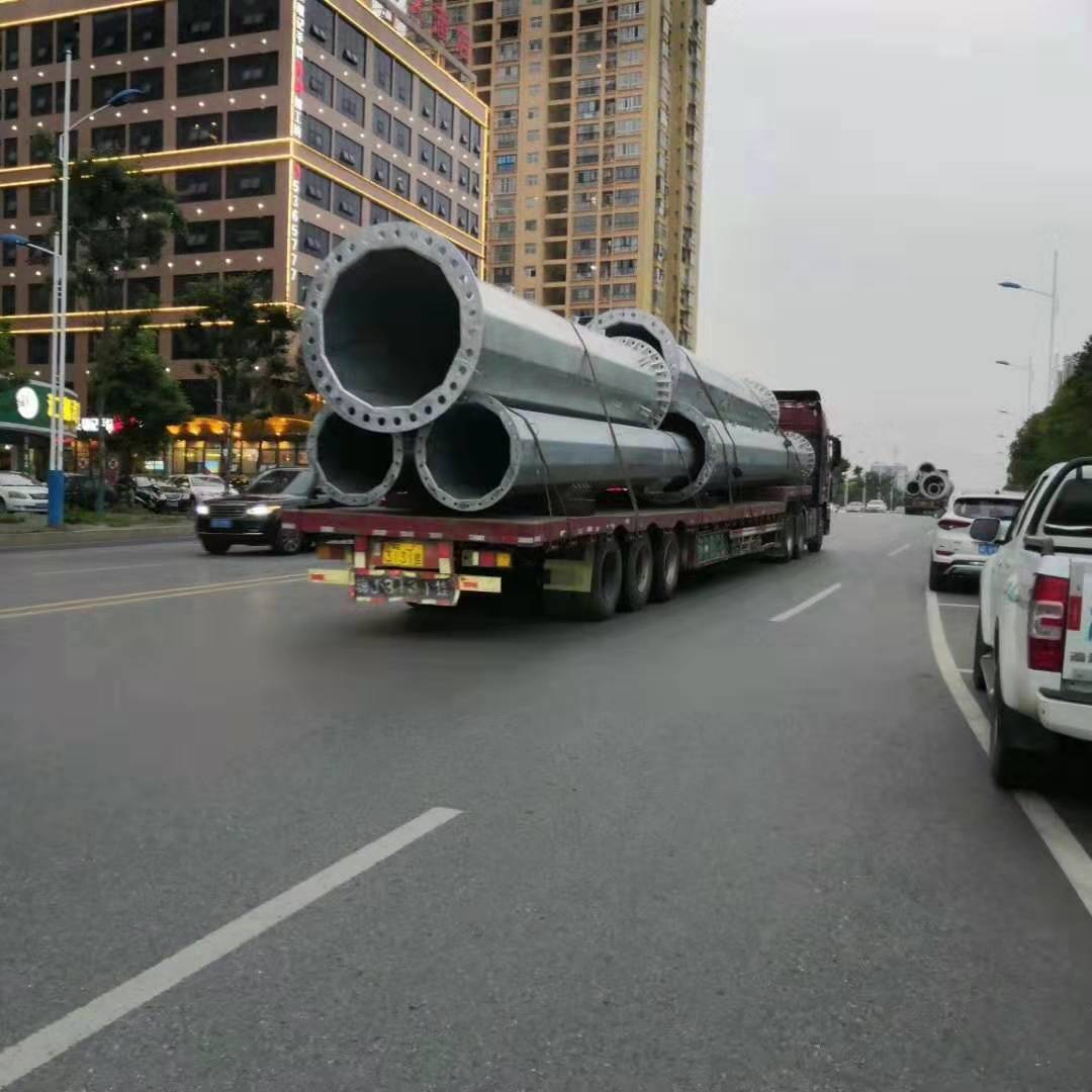 河北地腳螺栓 電力鋼管塔 鋼管桿 生產廠家 鋼管桿-- 霸州市杭工金屬制品有限公司